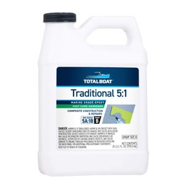 Total Boat 5:1 Epoxy Fast Hardener 25 Ounces (for Gallon of Resin), Clear Amber