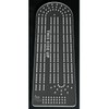 Cribbage Board Template 3-Track Heavy Duty Acrylic Jig with Drill