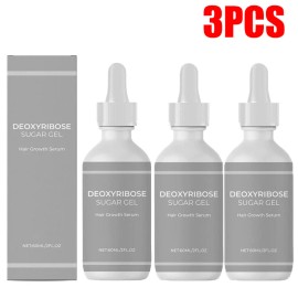 Unbranded 5PCS Deoxyribose Sugar Gel Hair Growth, Deoxyribose Serum for Hair Loss 60ml USA - 3PCS