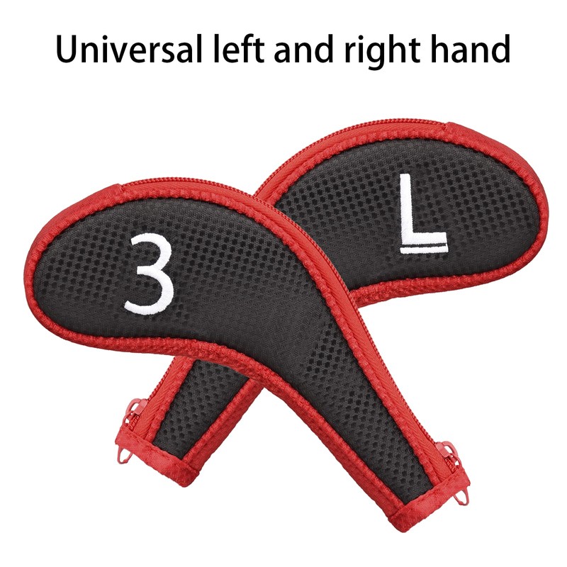 Craftsman Golf 11pcs/Set Meshy Golf Club Iron Head Covers Headcover