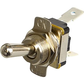 JET INOUE 591206 Slim Toggle Switch Knob 0.7 inch (17 mm) ON-OFF Brown