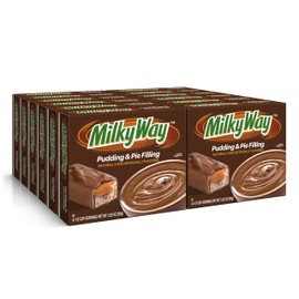 MILKY WAY, Milk Chocolate Pudding & Pie Filling, 3.25 oz, 4 Serving (Pack - 12)