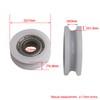 CNBTR Technical Plastic Bearing Steel Pulley 5 x 17 x