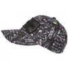 Plata o Lead Black Grey Rhinestone Baseball Cap, Size: One