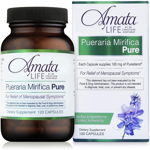 Amata Life by Dr. Christiane Northrup Pueraria Mirifica Pure Capsules 60 Day
