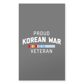 CafePress Proud Korean War Veteran Rectangle Bumper Sticker Car Decal