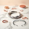 Black Fashion Metal Wavy Headband Reusable Hair Band Hoop Party