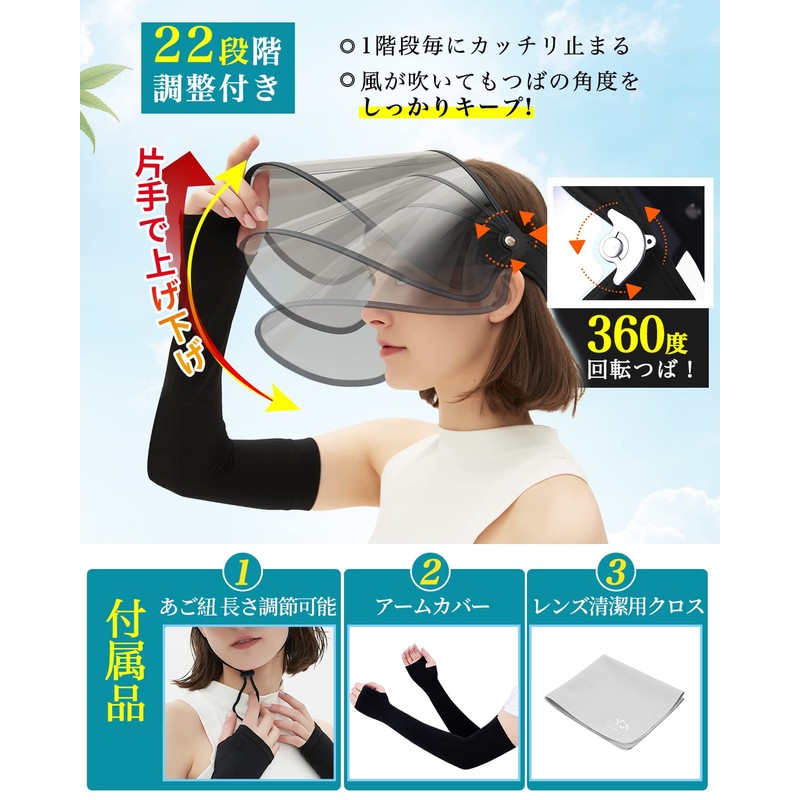Gokei_Co Women’s Sun Visor, Rain Hat, Rain Visor, Bicycle Cap,