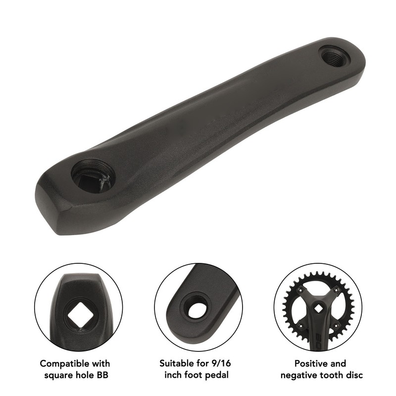 104 BCD Mountain Bike Single Speed Crankset 36T Square Hole