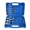 KUNTEC 13Pcs Oil Fill Adapter Transmission Fluid Oil Refilling Refill Connector Tool Kit