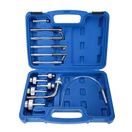 KUNTEC 13Pcs Oil Fill Adapter Transmission Fluid Oil Refilling Refill Connector Tool Kit