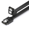deleyCON 30 cm SATA 3 Cable Nylon 6 Gbit/s Data