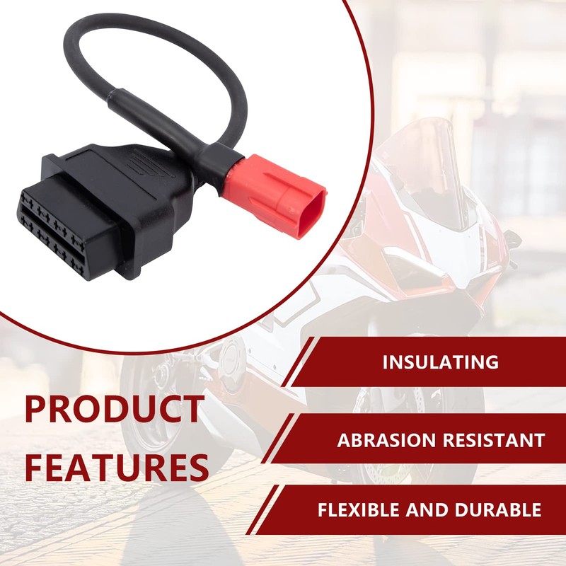 KASturbo OBD2 Diagnostic Cable 6 Pin 16 Pin Adapter Cable