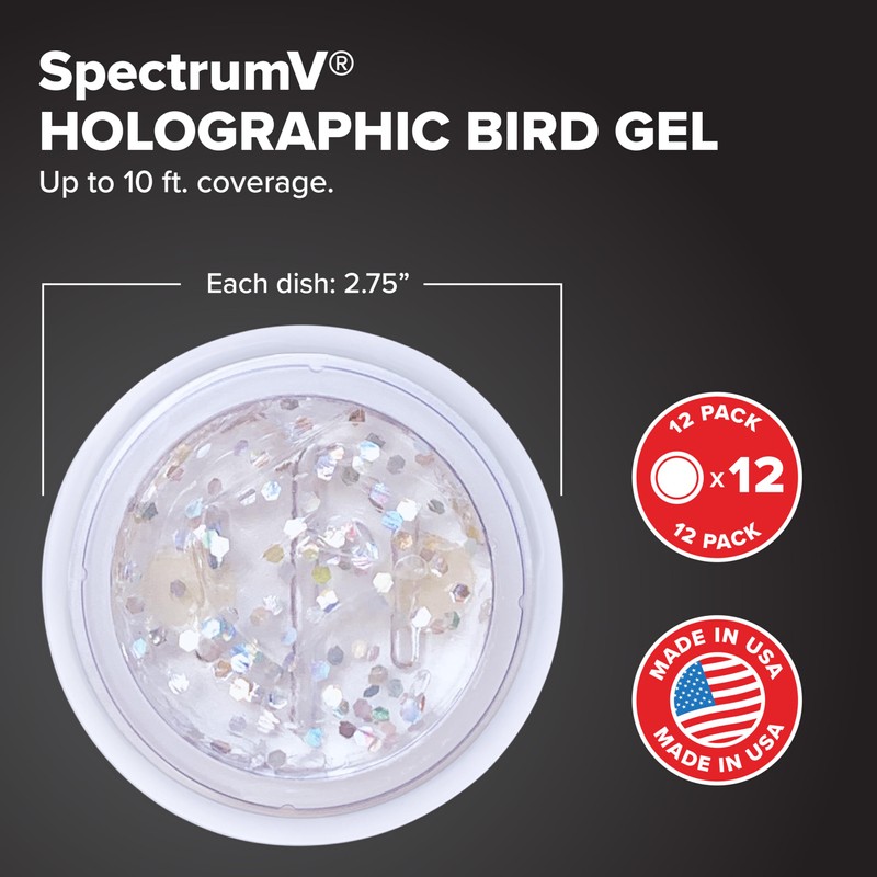 Bird B Gone - SpectrumV Holographic Bird Gel - Bird