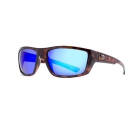 Calcutta Sancho Polarized Sunglasses Tortoise Frame/Blue Mirror Lens