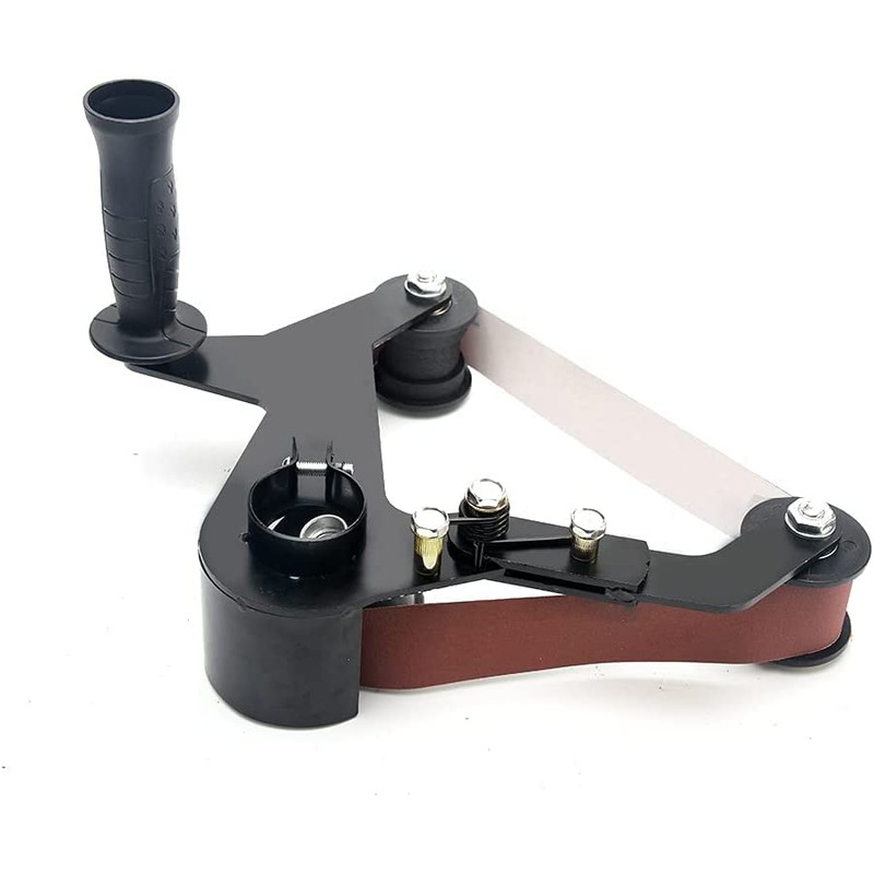 Belt Sander Adapter for Angle Grinder, Tube or Pipe Sanding