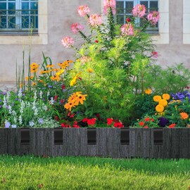 Pack of 30 Garden Fence Stakes - Heavy Duty Plastic Material Garden Landscape Anchoring Stakes, 10 Inch Landscape Edging Stakes for Landscaping and Gardens