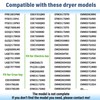 Dryer Heating Element Kit Fit for Frigi-daire/Electro-lux FAQE7001LW0 FAQE7001LW1 FAQE7011KR0