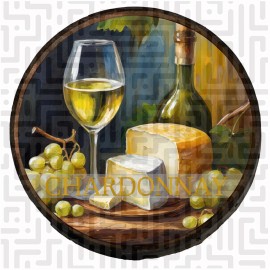 Ideal Patriot Woodcraft Chardonnay Wine Barrel Wall Hanging Wine Cellar Home Decor Wooden Tuscany Barrel