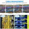 Saisn 100 Pack Beaded Cable Ties Fasteners Adjustable Zip Ties