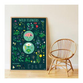 Poppik DIS016 Discovery Botanic, White, Medium