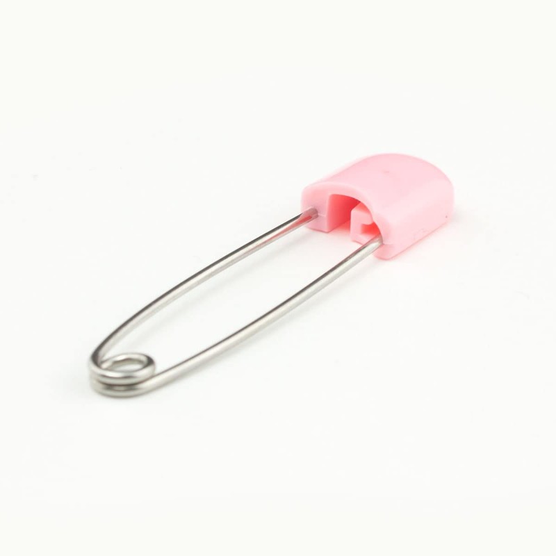 OsoCozy Diaper Pins - {Pink} - Sturdy, Stainless Steel Diaper