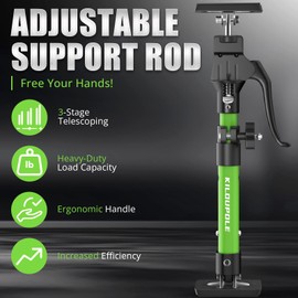 KILOUPOLE Cabinet Jack Support Pole, 15.8-23.6 Inches Steel Telescopic Quick Support Rod, Third Hand Tool Support System, Drywall Jack, Cargo Bars, 200 LB Capacity, 2-Pack