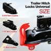 Glieskir Adjustable Trailer Hitch Lock for RV & Boat Trailers,