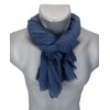 Ella Jonte Mens Scarf Lightweight Soft Scarf Plain, darkblue