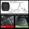 Suvnie Car Seat Bottom Cover, Premium PU Leather Seat Protection