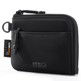 Coin Purse, 500D CORDURA Slim Minimalist Coin Purse for Men, Small Coin Pouch Mens Mini Wallet with Zipper, Compact Money Bag & Tactical ID Holder | Coin Bag