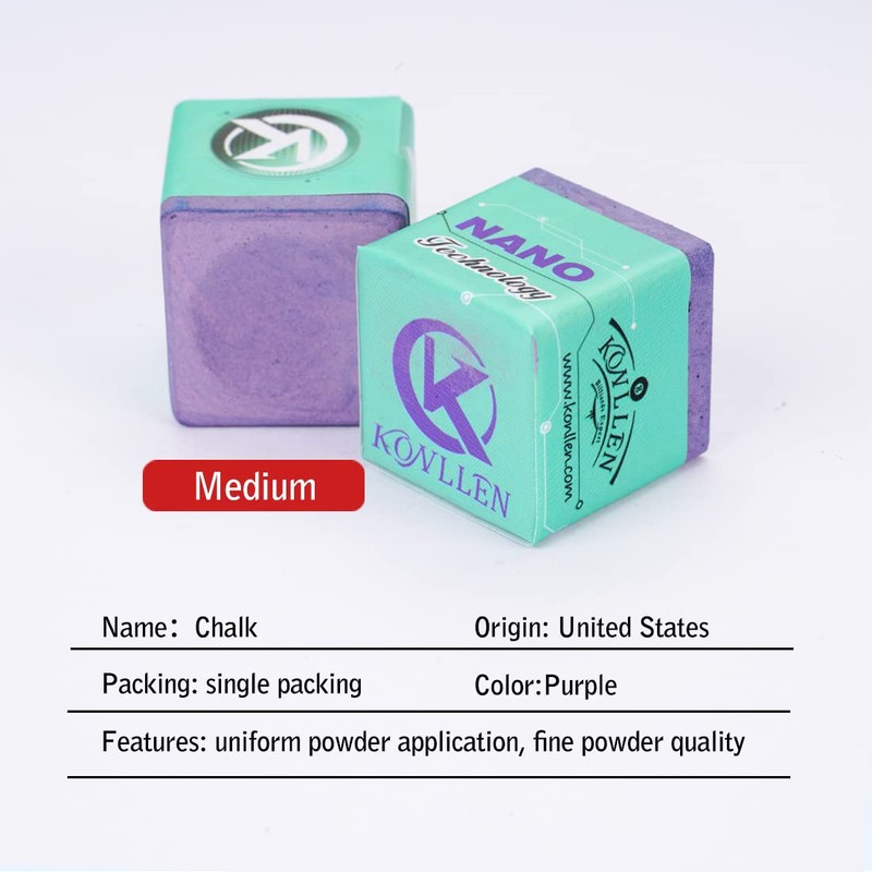 KONLLEN Billiard Chalk Professional Nano Technology Tournament for National Players