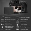 Digital Camera Sun Shade Hood Cover Display Screen Tempered Glass