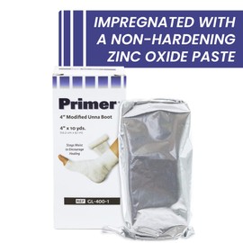 Unna Boot with Zinc Oxide, 4” x 10 Yd, 1 Roll