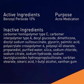 Panoxyl 10% Peróxido De Benzoilo Limpiador Del Acné 156g Todo Tipo De Piel Día/noche