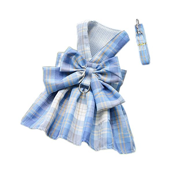 Clopon Dog Harness Leash Set Dogs Vest Lightweight Puppy Clothes