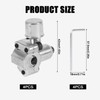 4 Pcs Bullet Piercing Valves with Wrenchs, Bullet Piercing Valve