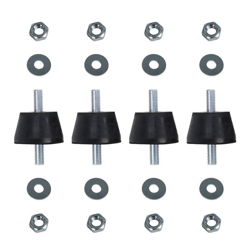 Daisypower Air Conditioner Rubber Anti-Vibration Mounts Pad, Shock Absorbing Isolator