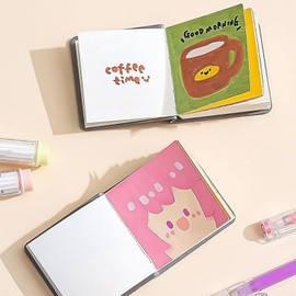 3PCS Pocket Sketchbook,Mini Travel Watercolour Sketchbook,Watercolor Journal for Use As Travel Sketch Book,Tiny Travel Watercolor Book,Small Note Books Pocket Size,Small Sketch Book(Morandi)