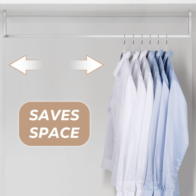 Plastic Hangers 50 Pack: No Shoulder Bumps Ultra Thin Clothes