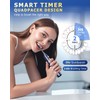 Electric Toothbrush with Water Flosser Combo: 3 in 1 Rechargeable