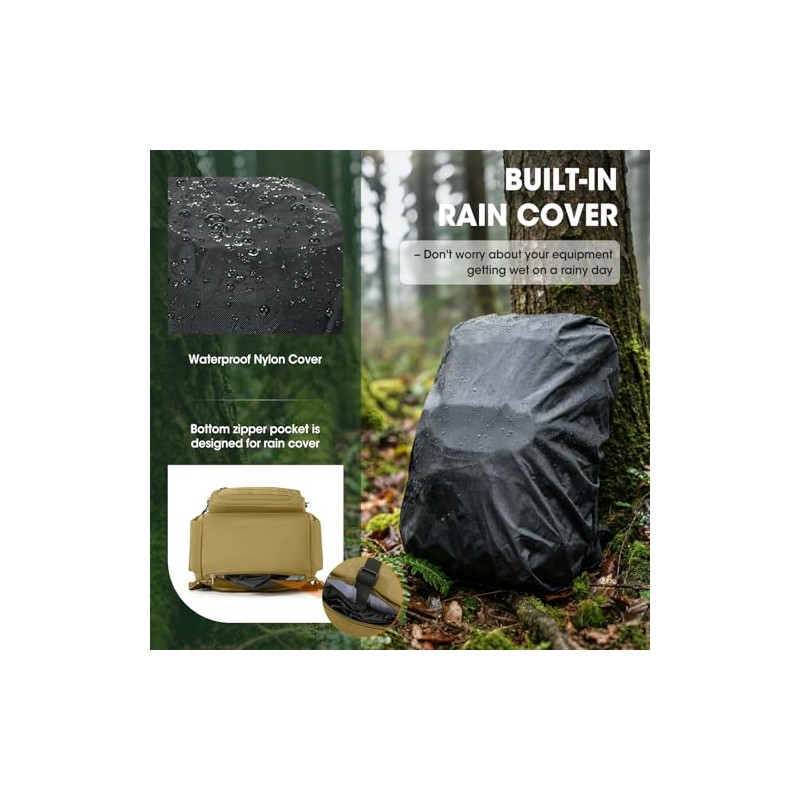 RAINSMORE Hydration Backpack with 2L Hydration Bladder Insulated 18L Hiking