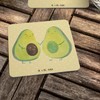 Mr. & Mrs. Panda Bierdeckel Avocado Pärchen 25er Set -