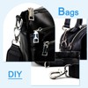 uxcell 1 Set Detachable Snap Hook, 0.59" D Ring Swivel
