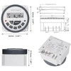 DC/AC 24V Digital Gate Timer Switch - Programmable, Accurate-to-The-Second Control