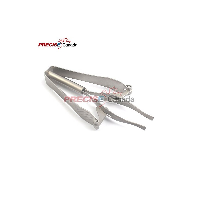 PRECISE CANADA: AUTOMATIC EYEBROW TWEEZERS SLANT TIP WITH WIDE GRIP