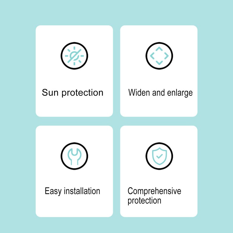 Baby Stroller Sun Shade Universal UV Protection Breathable Mesh Prevents