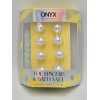 Onyx PEARL ONYX PROFESSIONAL TOE SPACERS AND TWO BATH SALT GIFT SET-COCONUT/VA
