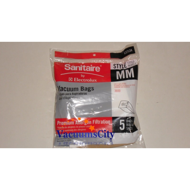 Sanitaire Replacement Mm Vacuum Bags, 5/Pack