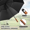 ZOMAKE 68 Inch UV Golf Umbrella Windproof Strong,Large Sun Umbrellas